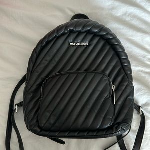 Black Michael Kors mini backpack